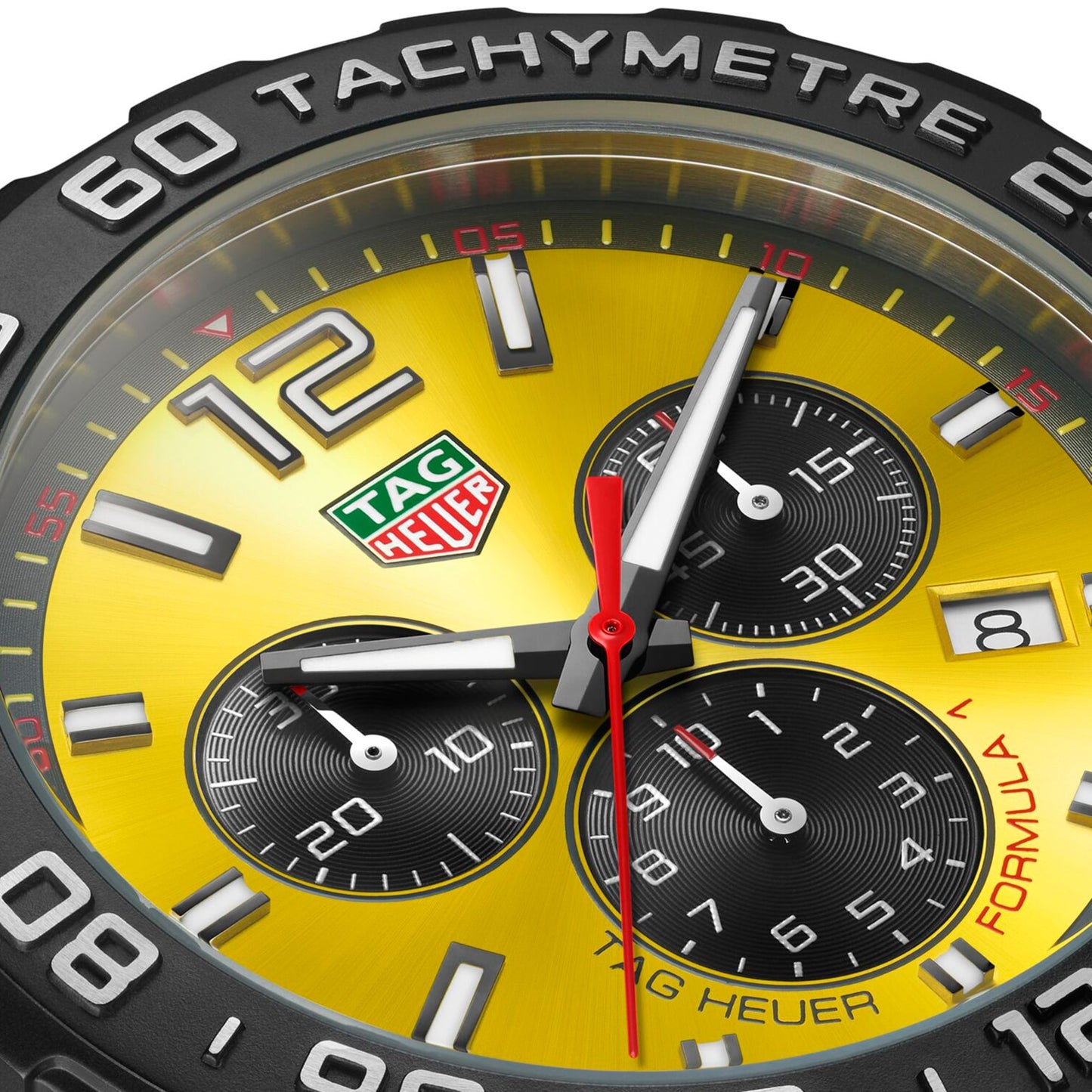 New Tag Heuer Formula 1 Quartz Chronograph Yellow Men's Watch CAZ101AM.FT8054